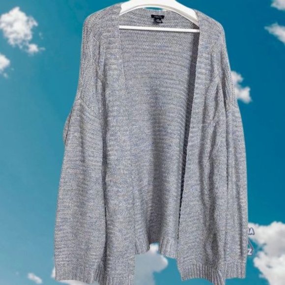 Rue21 Sweaters - Cozy Oversized Boxy Pastel Marbled Gray Shrug S/M